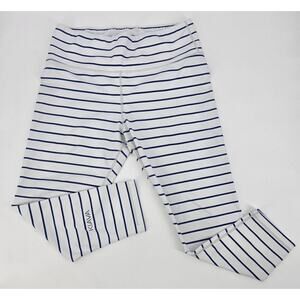 KIAVA Clothing 
Blue and White Striped Lux Cropped